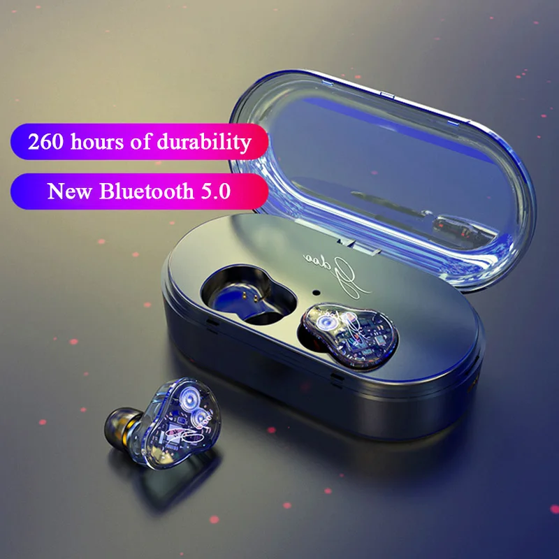 Наушники moloke mini TWS Bluetooth 5.0 Спортивная гарнитура Беспроводные наушники с зарядным устройством для телефонов