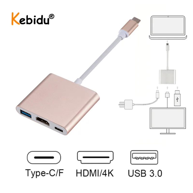 USB Type C HDMI совместимый видеокабель 3 0 зарядный преобразователь USB3.1 адаптер