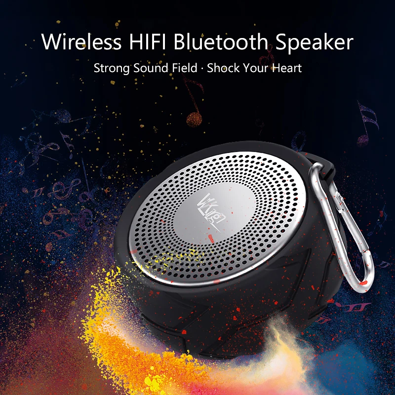 VVKing Беспроводной Bluetooth Динамик открытый Портативный altavoz стерео наушники с микрофоном громкой Динамик IPX6 Водонепроницаемый высокое качество Динамик бас-гитара
