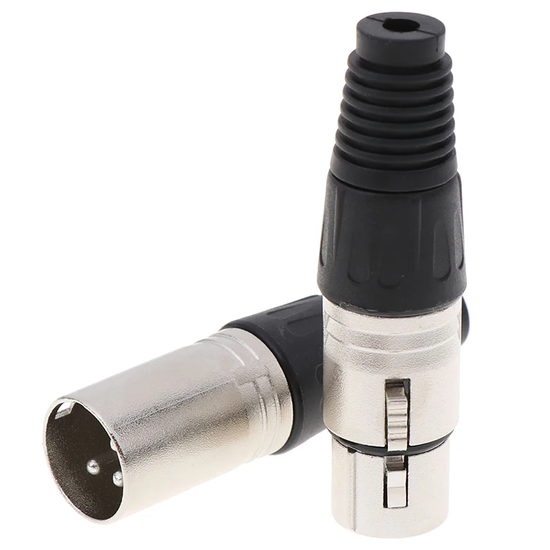 1 pair Male & Female 3 Pin Microphone Audio Cable Plug Connectors Terminal | Электроника