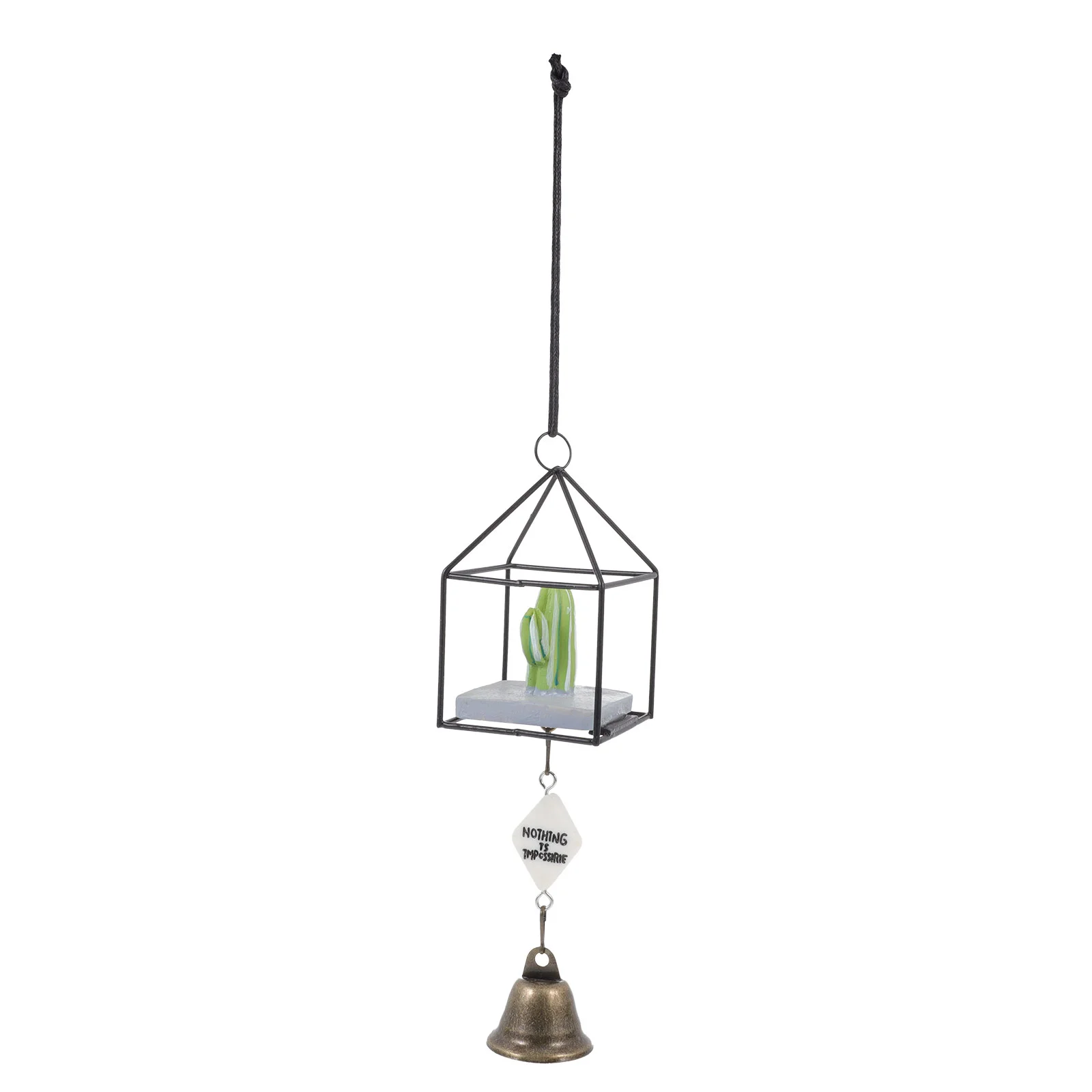 

1Pc Natural Wind Bell Wind Chime Hanging Adorn Yard Bell Pendant Green