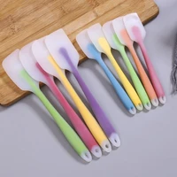 silicone cake cream scraper cookie pastry non stick butter spatula kitchen cooking mixer scoop baking tools 27 5 x 5 5cm