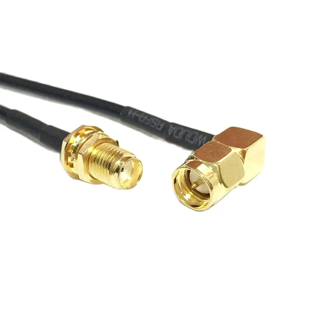 

WIFI Antenna Cable SMA Female Nut To SMA Male Right Angle Pigtail Adapter RG174 Wholesale 10cm/15cm/20cm/30cm/50cm/100cm