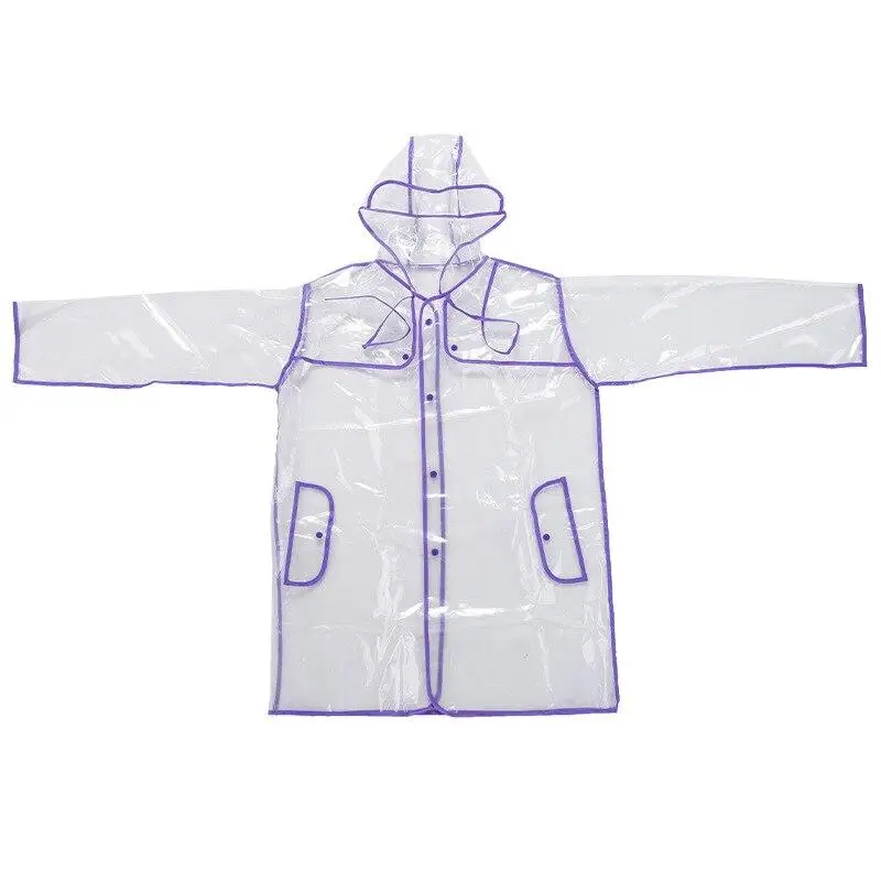 Дождевик из 100% ПВХ прозрачный утепленный эластичный для мужчин и женщин | Дом сад