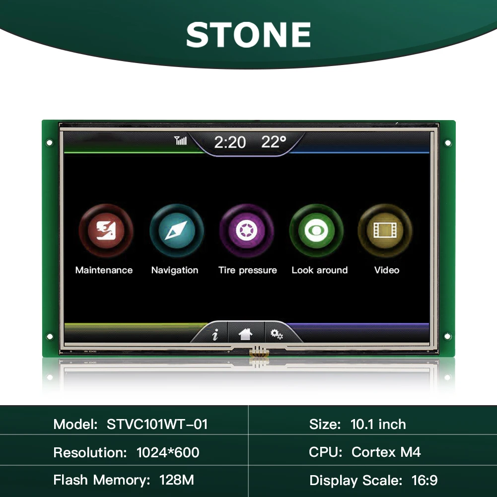 Графический TFT ЖК-модуль STONE 10 1 дюйма монитор для автоматизации умного дома