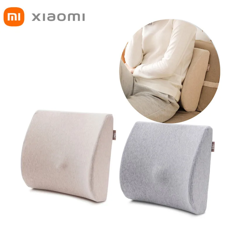 

Xiaomi-cojín Lumbar Youpin 8H de algodón con memoria, almohada suave y cómoda para silla de enfermería, para uso en el hogar, la