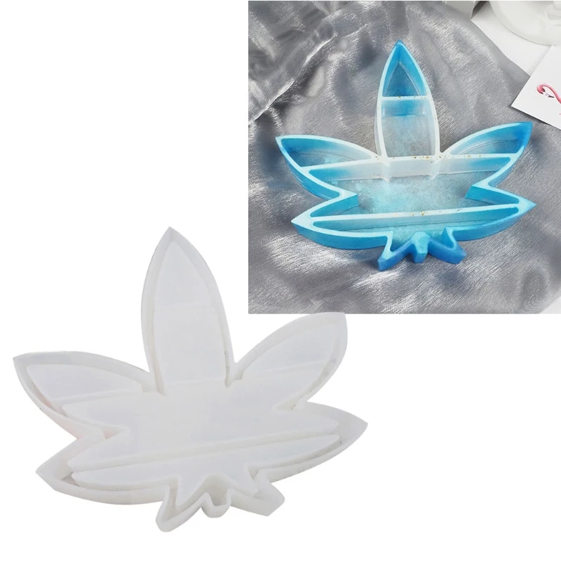 

Форма из кленового листа большого лоток с листьями, полка, форма для отливки тарелок из силикона с дисплеем для ювелирных изделий, инструмен...