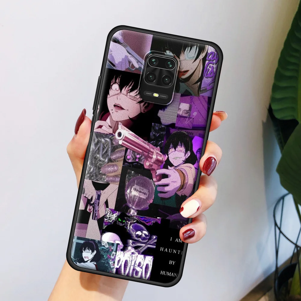 

Luxury Coque for Redmi Note 10 Note 9 8 7 9T 8T 9S Pro 7A 8A 9 9A 9C K40 Pro Plus Silicon Phone Case Kakegurui Anime