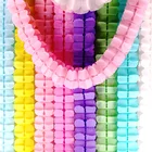 Гирлянда из 3,6 мишуры, разноцветная, бумага в виде клевера м