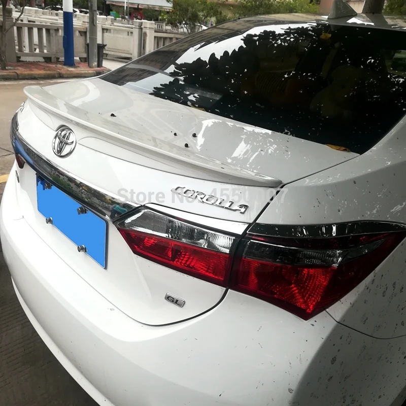 Используется для toyota corolla 2014 2015 спойлер высокого качества ABS Материал заднего