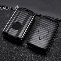abs carbon fiber smart car key case cover shell for volvo xc40 xc60 s90 xc90 v90 2017 2018 t5t6 t8 2015 2016 auto keyless holder