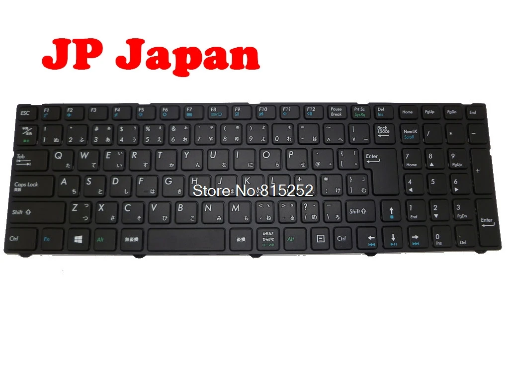 

Laptop Keyboard For Pegatron C15 MP-13A86D0-528 0KN0-CN1GE12 Japanese JP/Nordic NE/ Swiss SW New With Black Frame