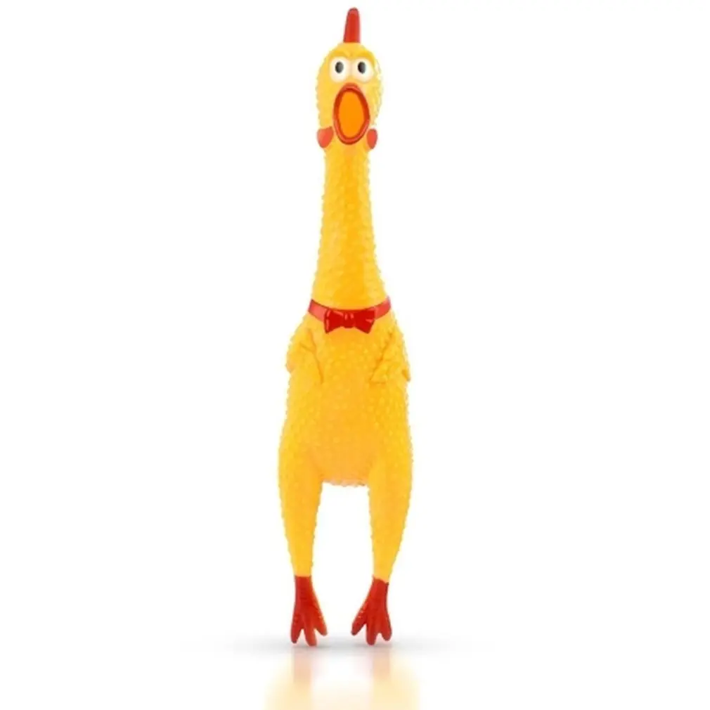 17CM Screaming Chicken Squeeze Sound Toy Pets Shrilling Decompression Tool Funny Gadgets | Игрушки и хобби