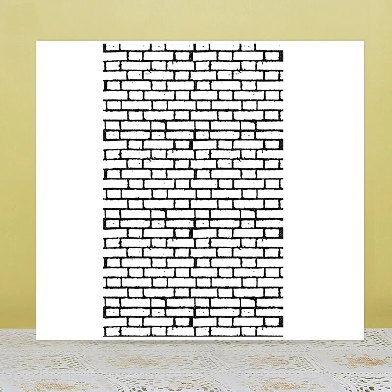 

ZhuoAng Sturdy walls Clear Stamps / sealed DIY scrapbook / album decoration card / seamless seal