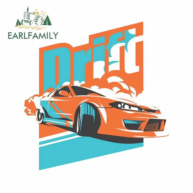 

Автомобильные наклейки EARLFAMILY, водонепроницаемые, 13 см х 12,6 см