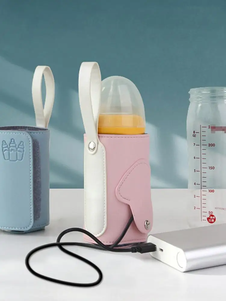 

Baby Bottle Warmer Bag Insulated USB Milk Water Heating Bag Carrier Portable Travel Newborn Feeding Warmer Nursing Care workable