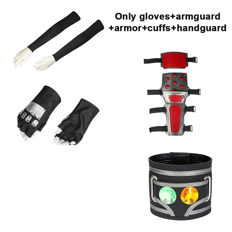 Only gloves Игра Final Fantasy VII Косплей Костюм тифа Локхарт нарядное платье юбка костюмы на Хэллоуин для женщин карнавальные сапоги для взрослых девочек - Цвет: Only gloves