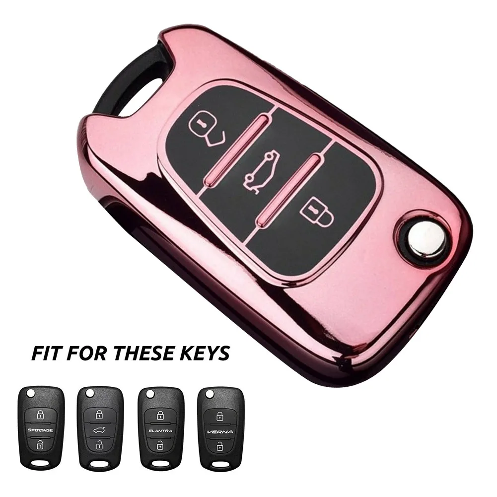 

Remote Flip Key Chain 1 Pc Anti-Scratches For KIA K2 K5 Sportage Ceed Picanto