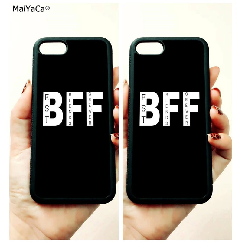 BFF &quotлучшие друзья навсегда с закругленными краями мобильный телефон чехол для