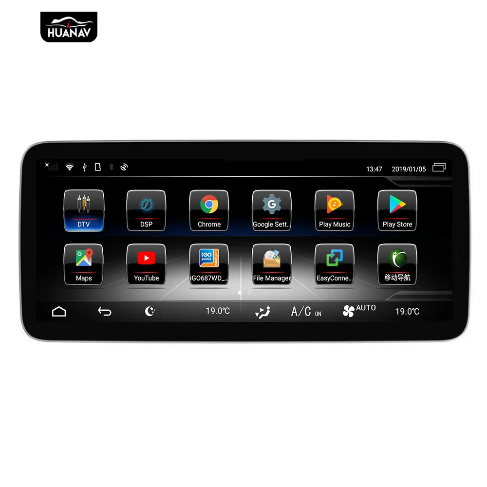 Android 9 автомобильный dvd плеер gps навигация для Mecerdes Benz C W205 2015 2018 Авто Радио Стерео Плеер Мультимедиа экран