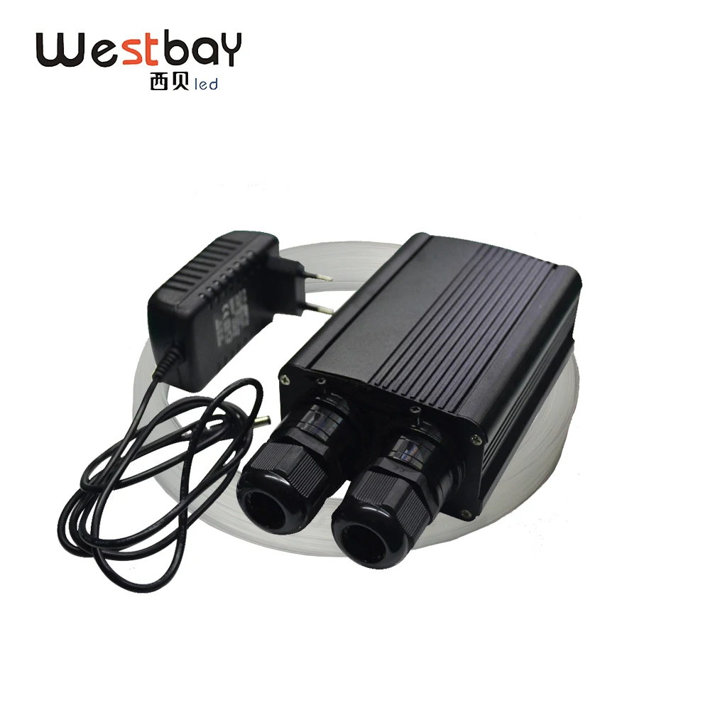 12 В 20 Вт RGB светодиодный свет двигателя звездное небо Оптическое волокно DMX
