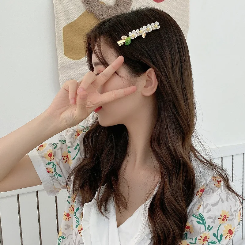 Заколка для волос в виде цветка заколка с боковым зажимом Carson темпераментные