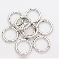 10pcslot silver color opening loop jump rings split ring connectors clasps dia 13mm 17mm for diy jewelry making findings