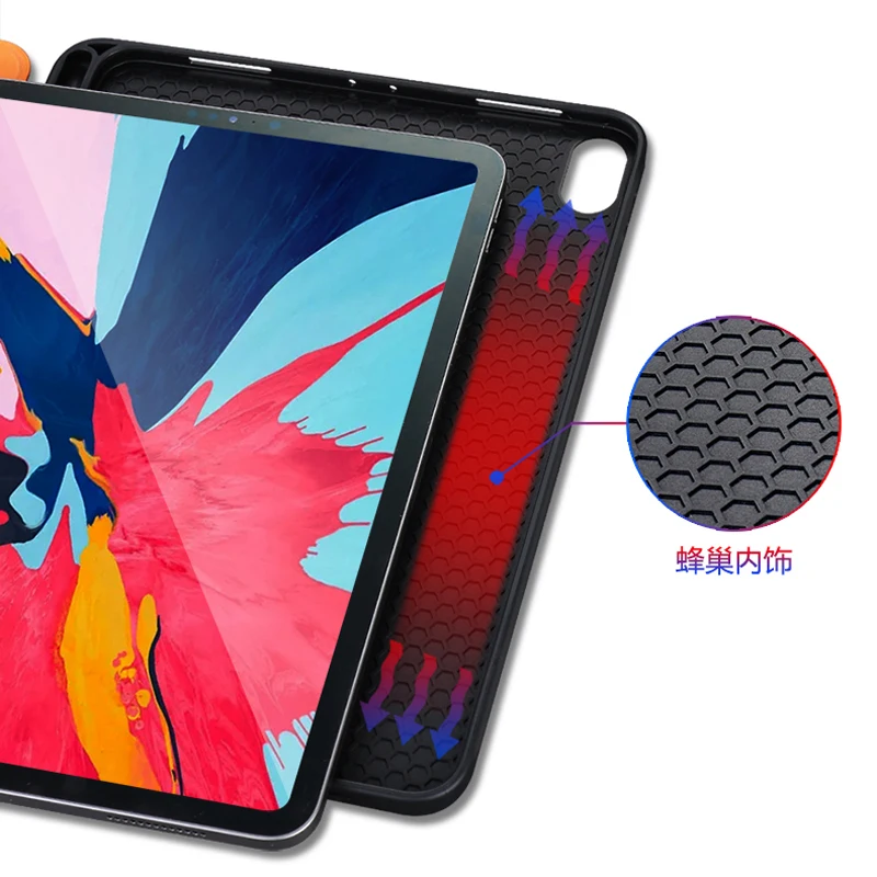 Для iPad Pro 12,9 чехол X-Level кожаный флип-чехол с умным сном и функцией подставки чехол для iPad Pro 12,9 чехол Funda