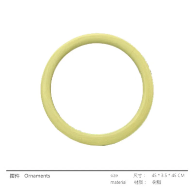 

Creative Geometric Circle Decoration Simple Large Resin Ornaments Nordic Home Decoration Modern Office Desk Accessories Gifts