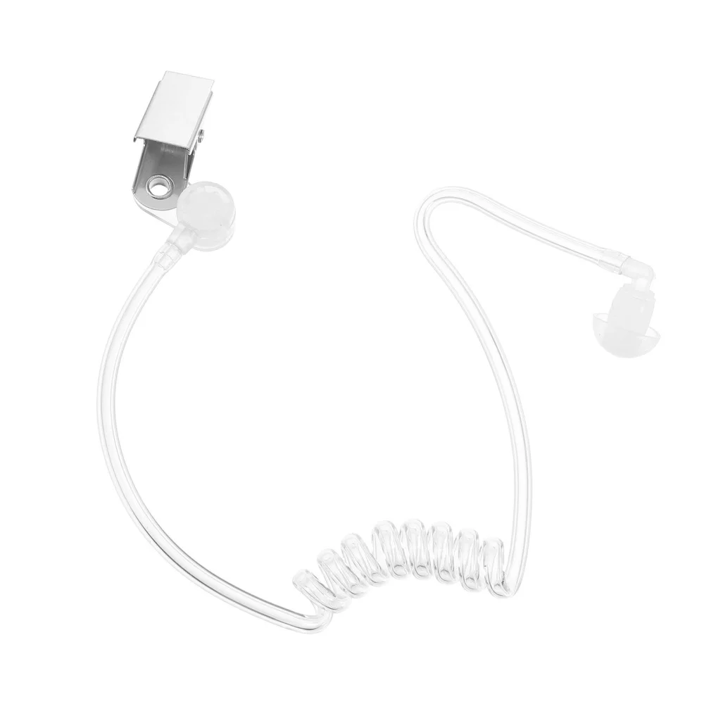 

2pcs Clear Acoustic Tube Replacement for Two Way Radio Earpiece Headset