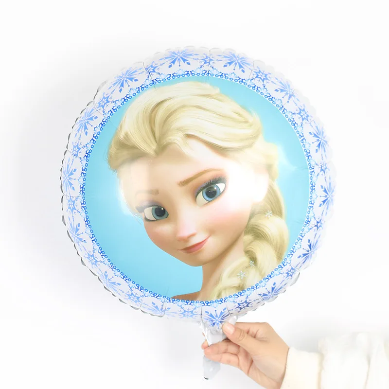 

6pcs/set Disney Frozen Elsa Cartoon Princess Theme Balloons Kids Toys Birthday Party Decorations Supplies Foil Number Balloons