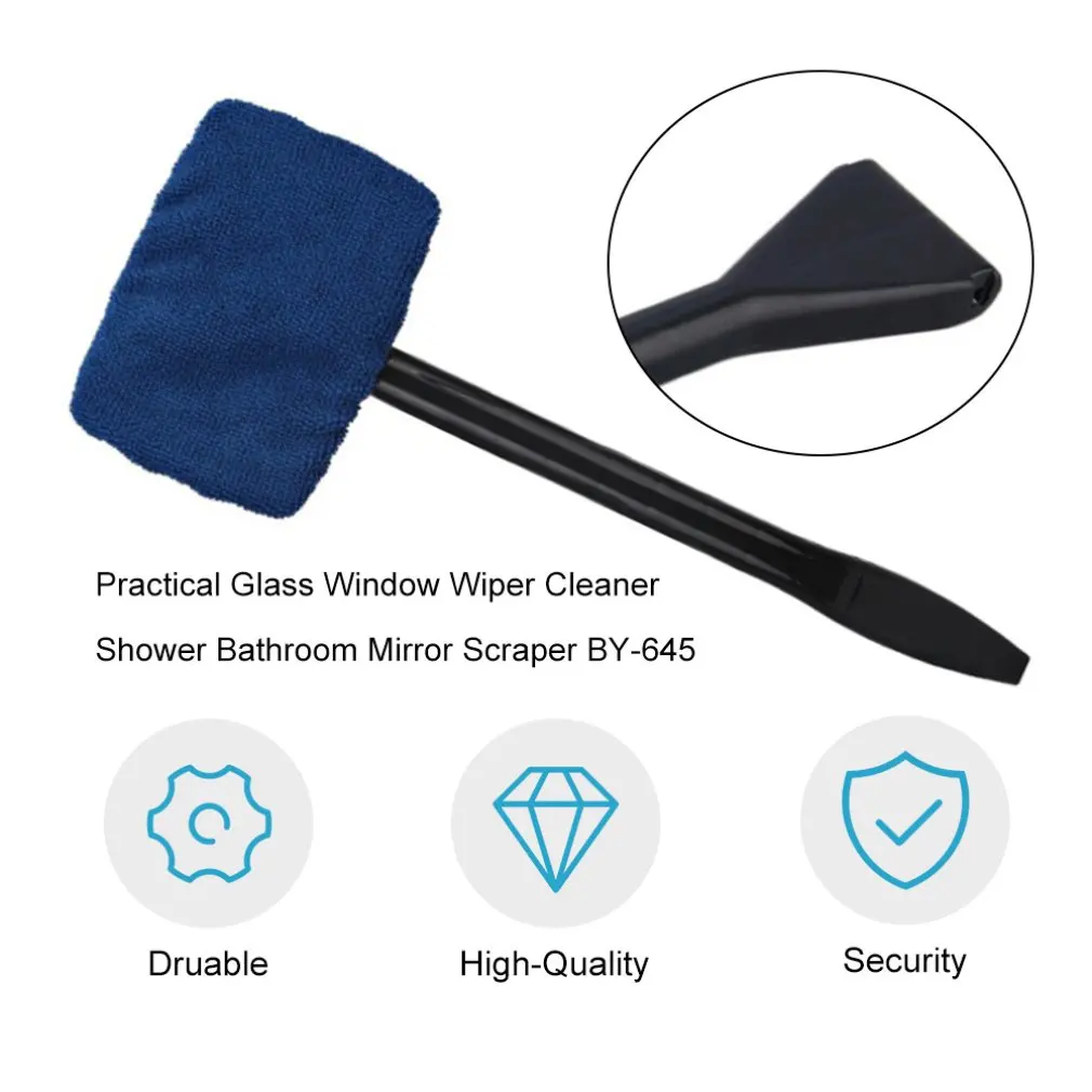 

Car Window Cleaner Brush Kit Windshield Wiper Microfiber Wiper Cleaner Cleaning Brush Auto Cleaning Wash Tool With Long Handle
