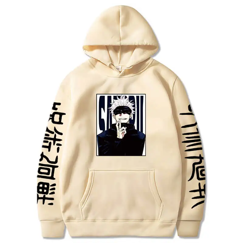 Jujutsu Kaisen Hoodies Anime Harajuku Satoru Gojo Graphic Men/Women Sweatshirts Pullovers Casual Long Sleeves Streetwear Tops