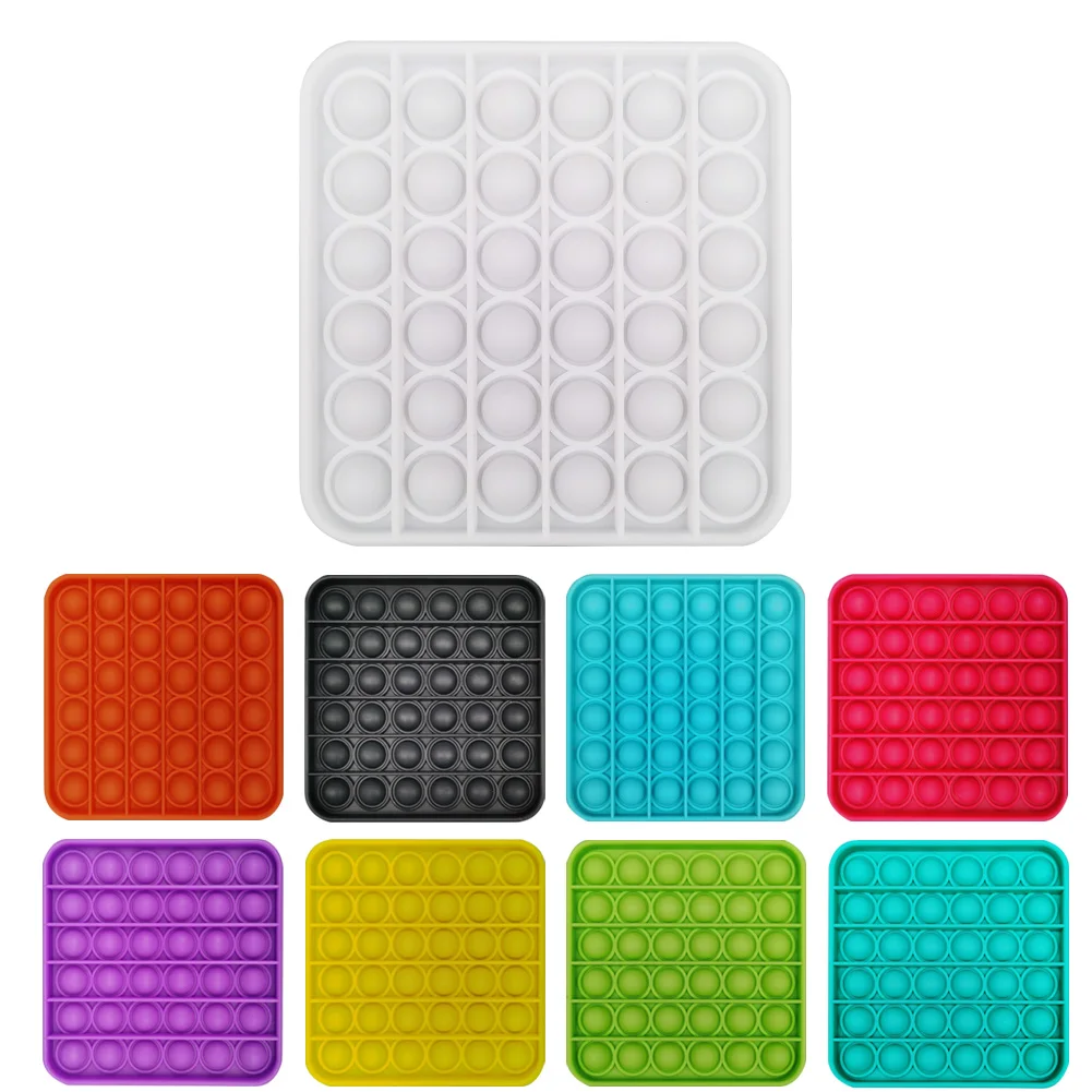 

Stress Relieve Toys Bubble Popping Game Push Fidget Sensory Toys Funny Kids Adult Toy Silicone Autism Special Needs Relieve Toys