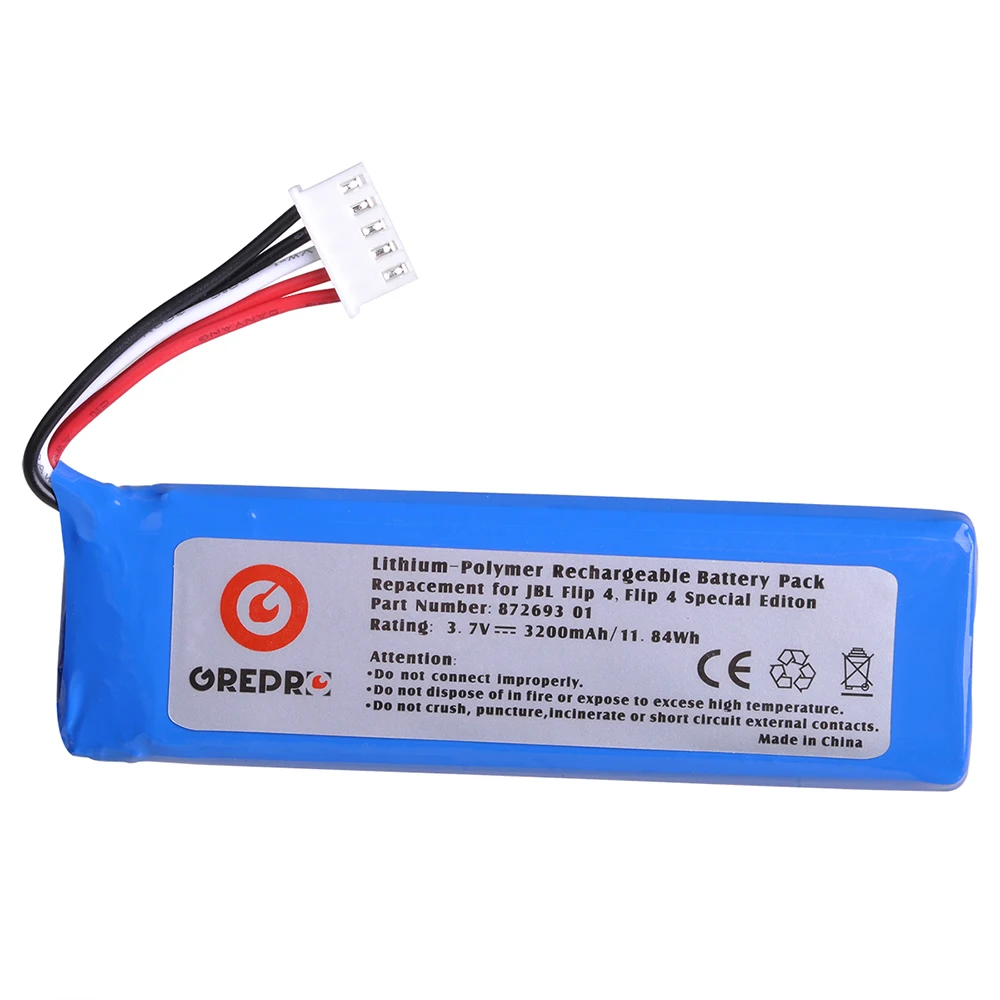 Аккумулятор 3200mAh GSP87269301 для JBL Flip 4 Flip4 Special Edition.|Цифровые аккумуляторы| |