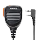 Пульт дистанционного управления Abbree AR-780, 2 контакта, PTT, водонепроницаемый динамик, микрофон для TYT Baofeng UV-5R, UV-10R, UV-82, UV-S9 PLUS