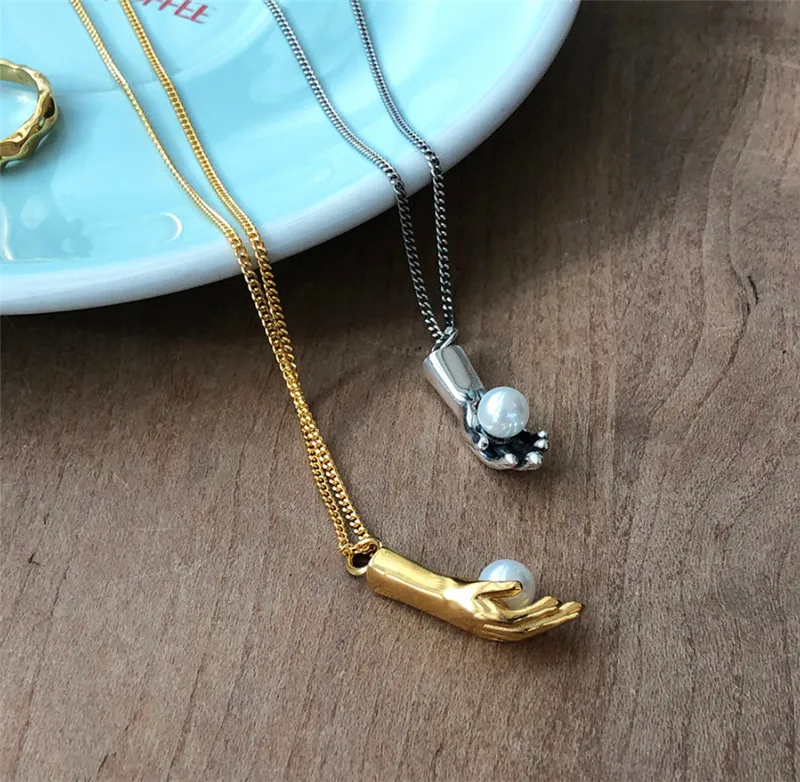 RUIYI реальные 925 стерлингового серебра оригинальный Простой дизайн ладонь