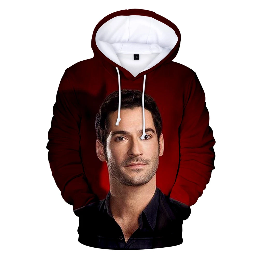 

Hot Sale Lucifer Hoodie Lucifer Morningstar Hoodies Nice Outdoor Pullover Hoodie Autumn Men Long Length Hoodies