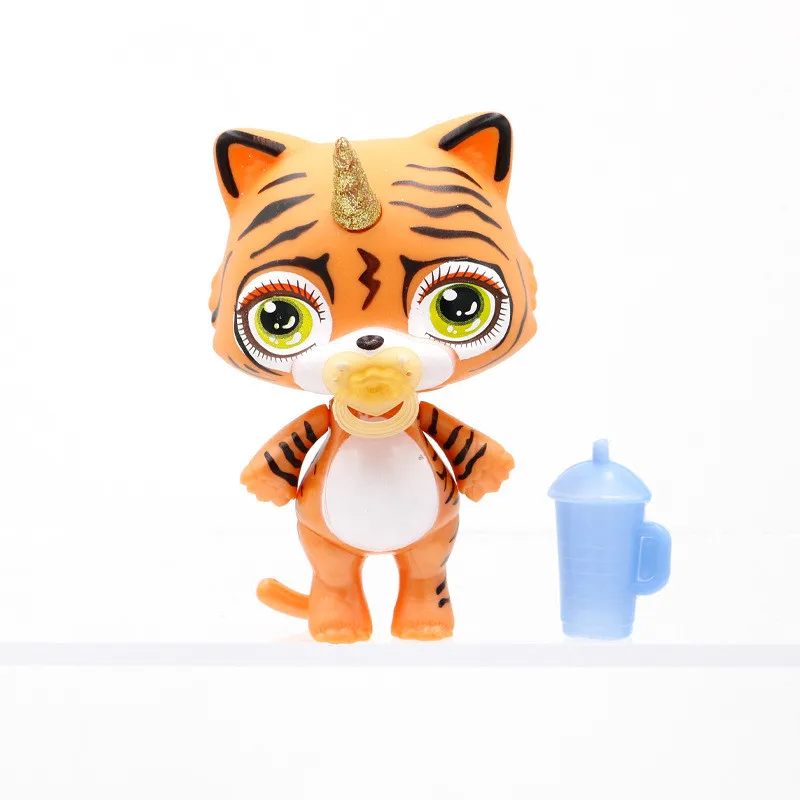 Tiger 6 видов стилей Poopsie Slime Единорог слюна слизи куклы игрушки хобби снятие стресса игрушки сжимаются для детей мягкие - Цвет: Tiger