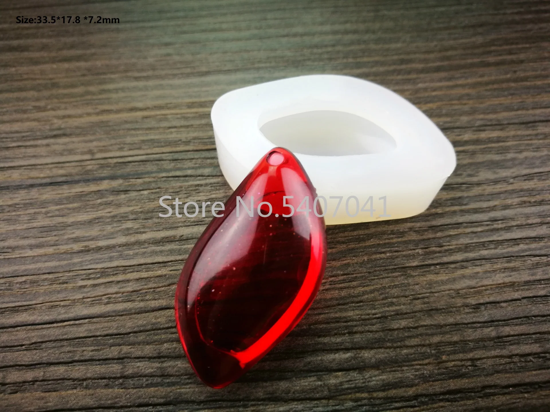 Popular1PC нестандартный кулон украшение жидкий силикон УФ-смола форма для