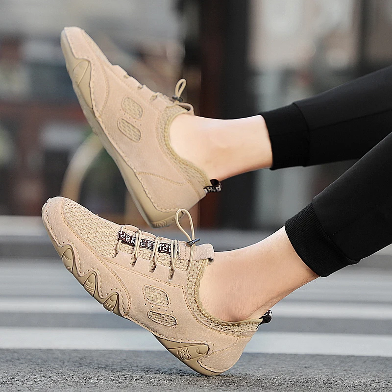 

Men's Summer Sneakers Solid White Fashion Knitting Casual Shoes Men Man Black Mens Hot Sale Comfortable Breathable