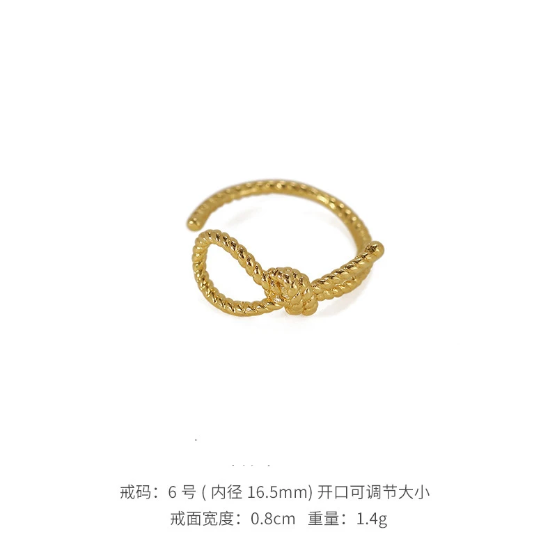 

TOSAKO Rings Gold Color Vintage Simplicity Female Jewelry Geometric Trend