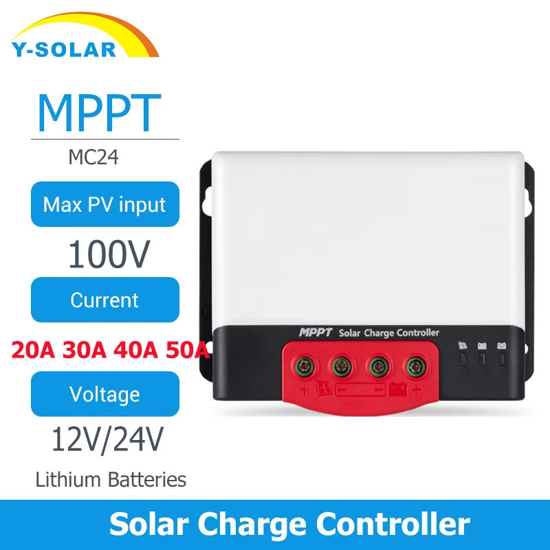 

SRNE 20A 30A 40A 50A 12V 24V MPPT Solar Charge Controller For Lithium Batteries Regulator For Home System New 2020