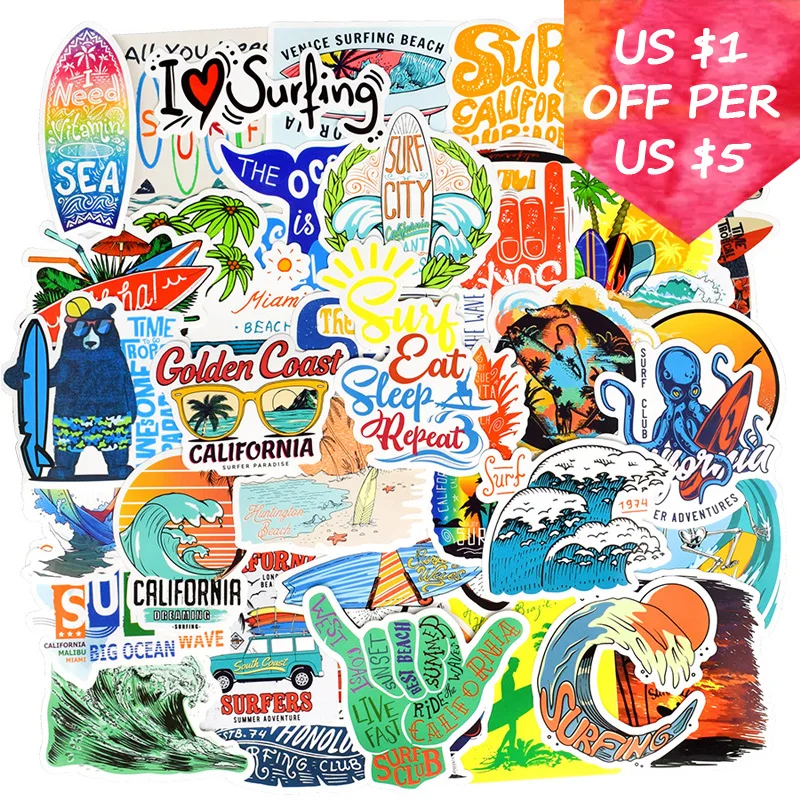 50 шт. наклейки для мотоцикла автомобиля скейтборда сноуборда ноутбука телефона