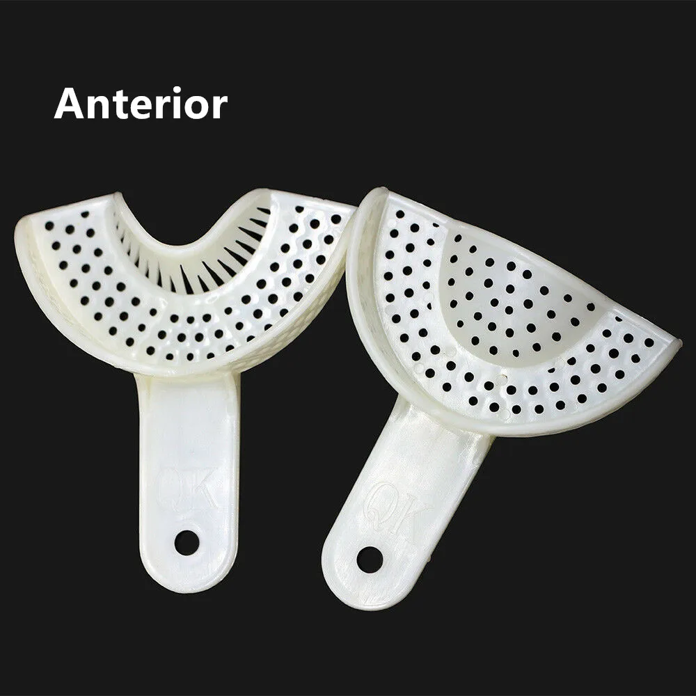 

Anterior Dental Disposable Impression Plastic Trays Bridge Crown 2pcs/Pair