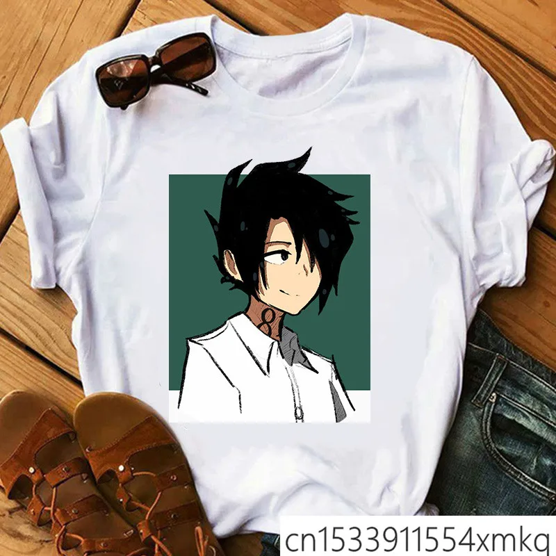 

Yakusoku No Neverland The Promised Neverland Anime T Shirts Fashion Women T-shirt Short Sleeve Unisex Clothes Streetwear