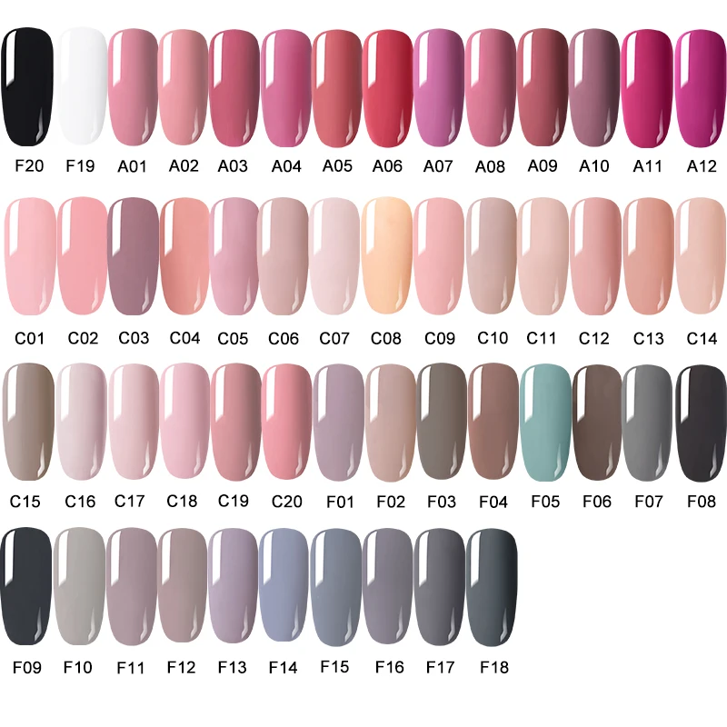 NEE JOLIE бледно лиловый серый серий 8 мл Гель лак для ногтей Полупостоянный Цвет УФ