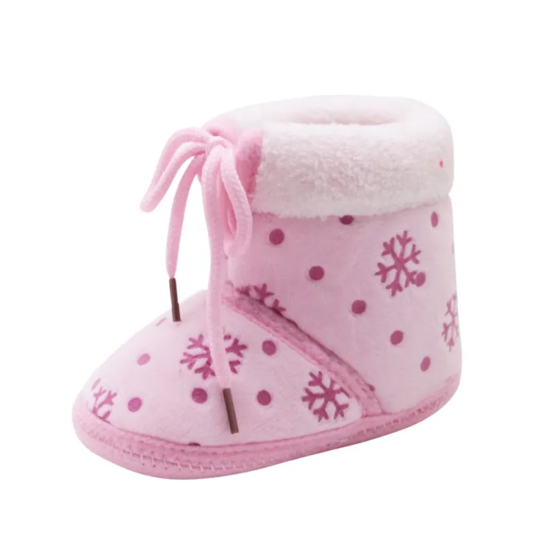 

Winter Warm Bebe Sapatos Soft Baby Shoes Plush First Walkers Toddler Infant Snowflake Prewalker Booties new