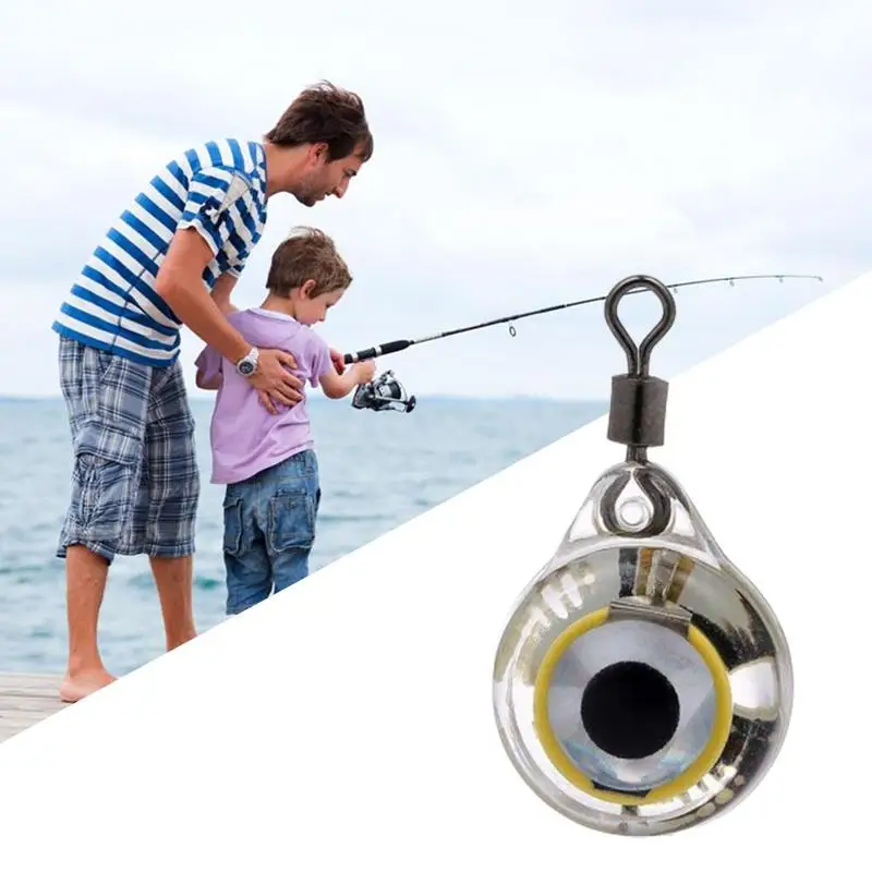 1 шт. подводной рыболовная приманка c подсветкой Светодиодный проблесковый рыба