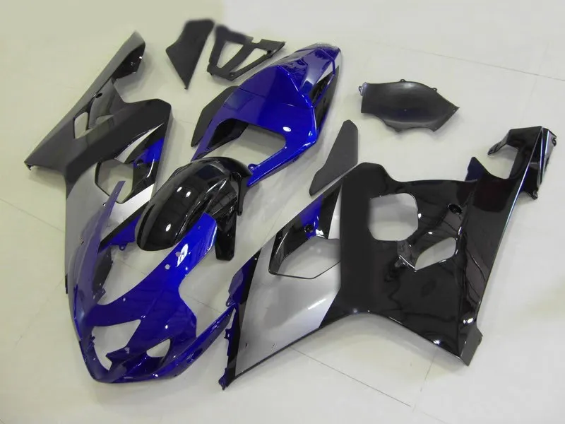 Обтекатель для мотоцикла набор GSXR600 750 K4 04 05 GSXR 600 2004 2005 синий серебристый черный